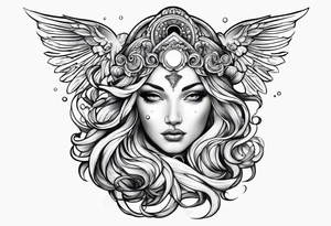 Water bearer aquarius tattoo idea