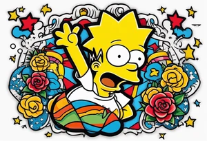 Bart Simpsons tattoo idea