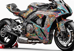 Superbike tattoo idea