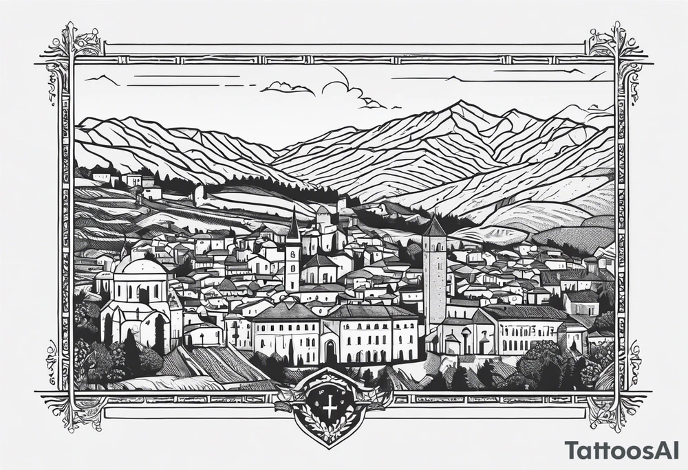 Bosnian Borders:
"Let the outline of Bosnia and Herzegovina’s borders be the central focus of the tattoo. Use thin lines to draw the country’s shape, making it clear and elegant."
"Place the map centrally, symbolizing your connection to the homeland." tattoo idea