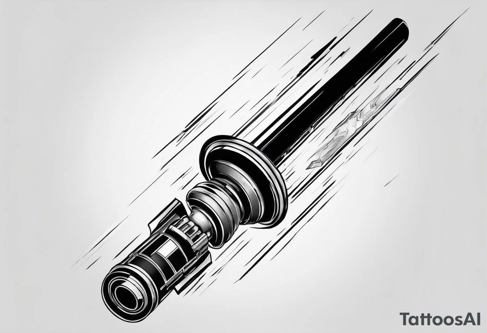 starwars light saber tattoo idea