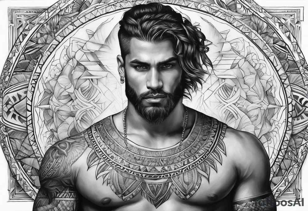 múmia homem egito tattoo idea