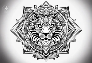 Wisdom courage strength tattoo idea