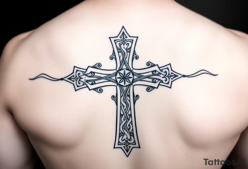 Celtic cross with Jeremiah 29:11 tattoo idea