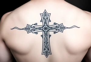 Celtic cross with Jeremiah 29:11 tattoo idea