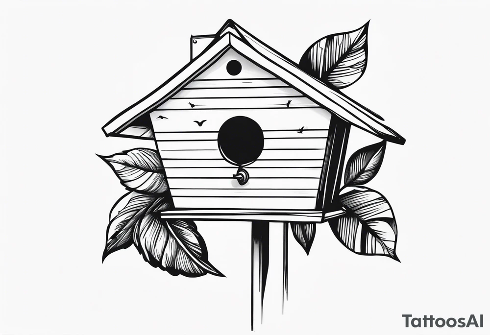 Birdhouse tattoo idea