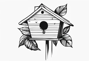 Birdhouse tattoo idea