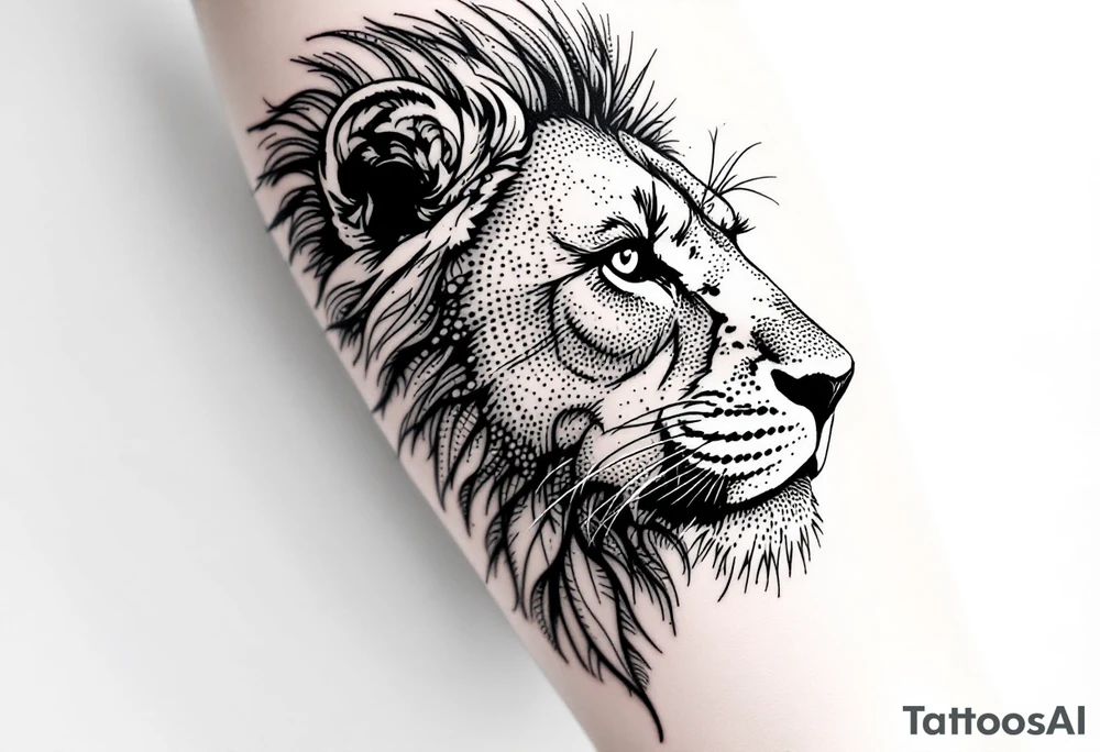 lion tattoo idea