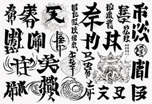 "地獄で待ってるよ" just simple text tattoo idea