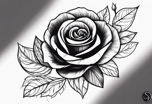 sarah written with letters with a rose made to fit on my forearm tattoo idea