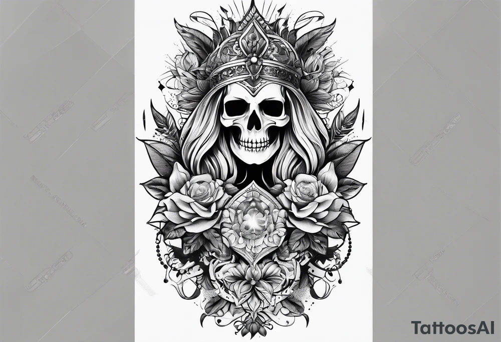 full sleeve tattoo canvas tattoo idea