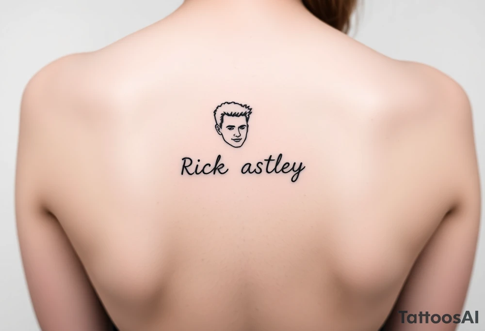 Rick Astley meme tattoo idea