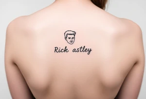 Rick Astley meme tattoo idea