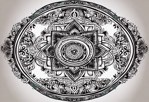 a text written"एकदा त्वां नष्टवान्,अधुना त्वया सह म्रियिष्यामि" tattoo idea