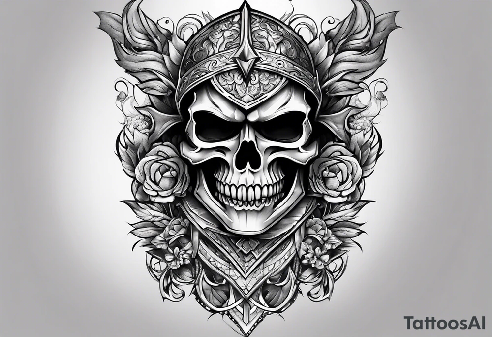 Arm armor tattoo idea