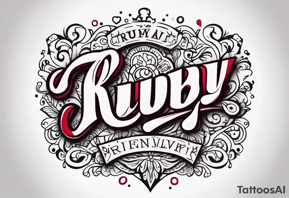 Ruby ❤️ tattoo idea