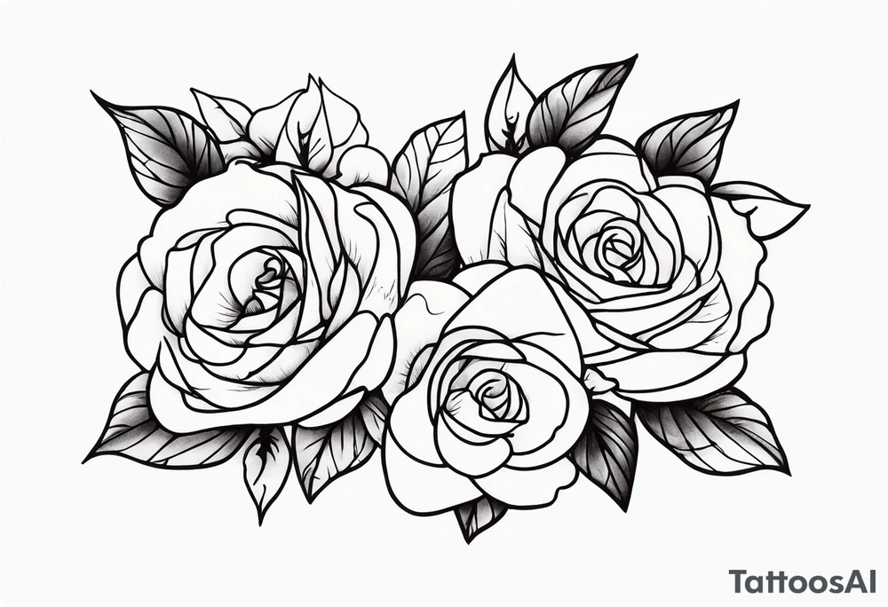 Zwei Rosen Stacheldraht tattoo idea