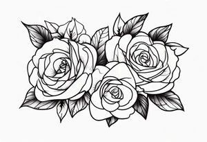 Zwei Rosen Stacheldraht tattoo idea
