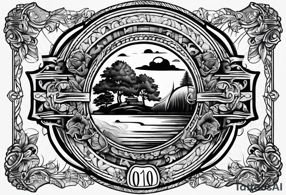 Lucky penny tattoo idea
