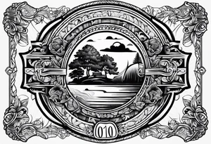Lucky penny tattoo idea