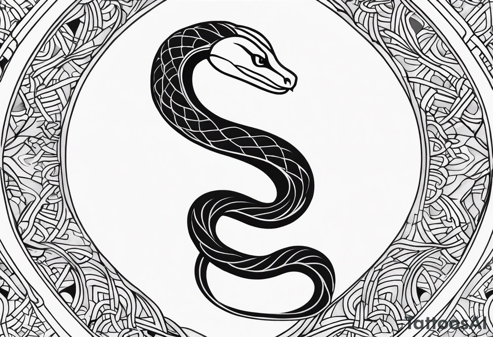 snake tattoo idea
