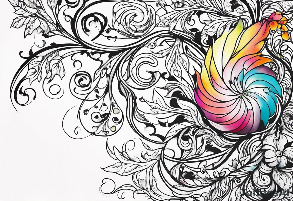 Long Vines tattoo idea