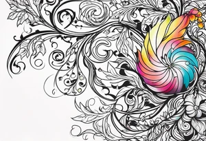 Long Vines tattoo idea