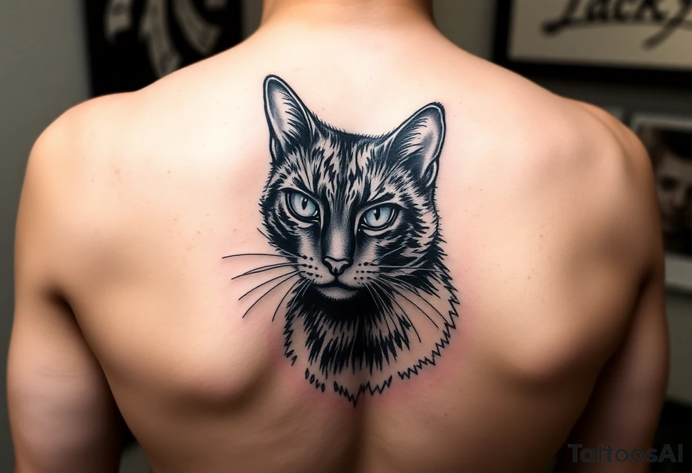 Black Cat tattoo idea
