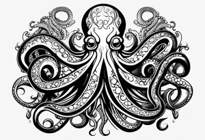 wierd octopus armband tattoo idea