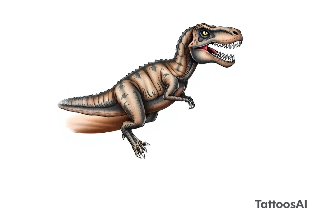 dinosaur tattoo idea