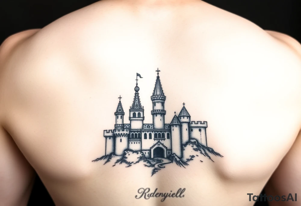 Midevieal castles tattoo idea