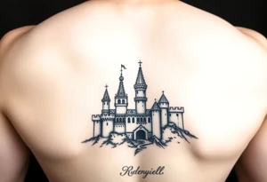 Midevieal castles tattoo idea