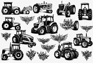 John deer tractor tattoo idea