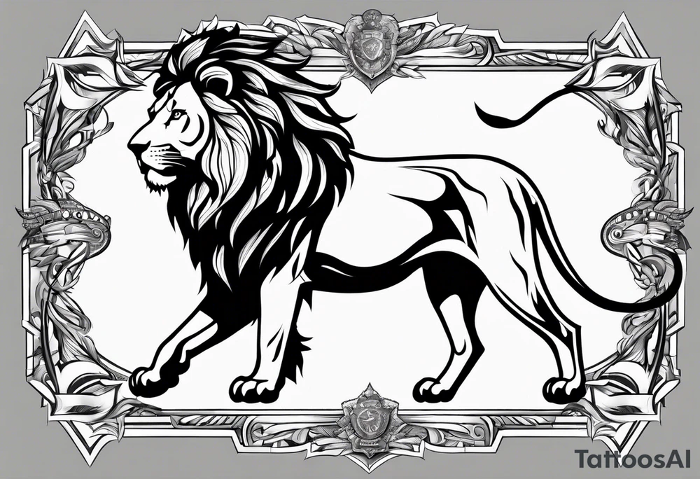 Lion of judah tattoo idea
