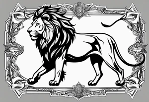 Lion of judah tattoo idea