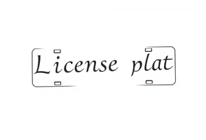 License plate tattoo idea