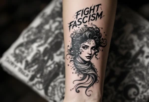 Fight fascism tattoo idea