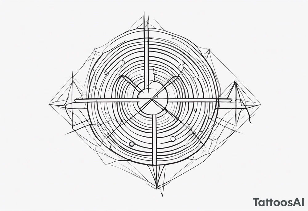 Straight Line tattoo idea