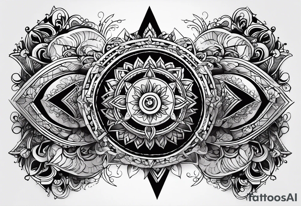 Genera un tatuaje que 
representa la persistencia tattoo idea