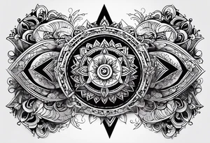Genera un tatuaje que 
representa la persistencia tattoo idea