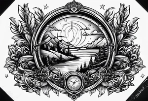 the world is yours log tattoo idea