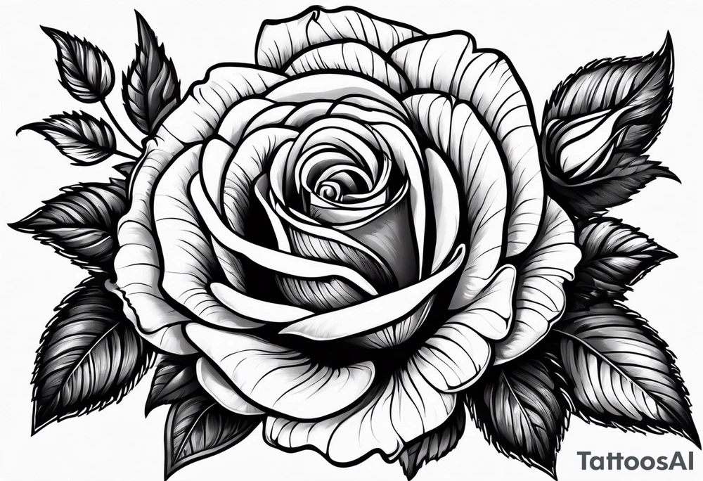 rose, violet, tattoo idea