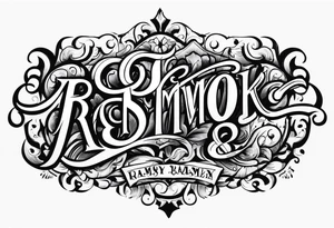 Don Ramsey 
8-12-2023 tattoo idea