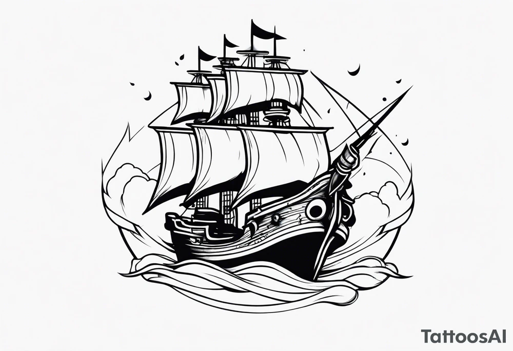 pirate tattoo idea