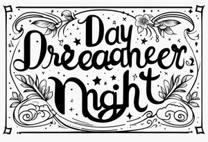 day dreamer night thinker tattoo idea