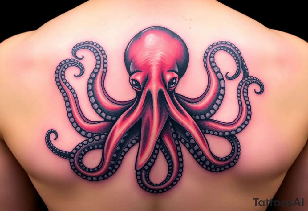 Colorful Octopus tattoo idea