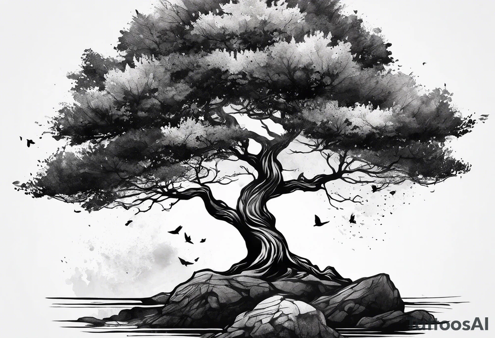 Small tree tattoo idea