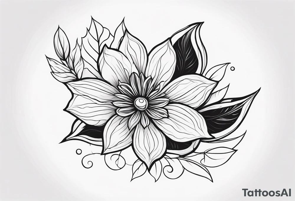 Flower tattoo idea