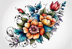 arm sleeve
vintage
floral flowers tattoo idea