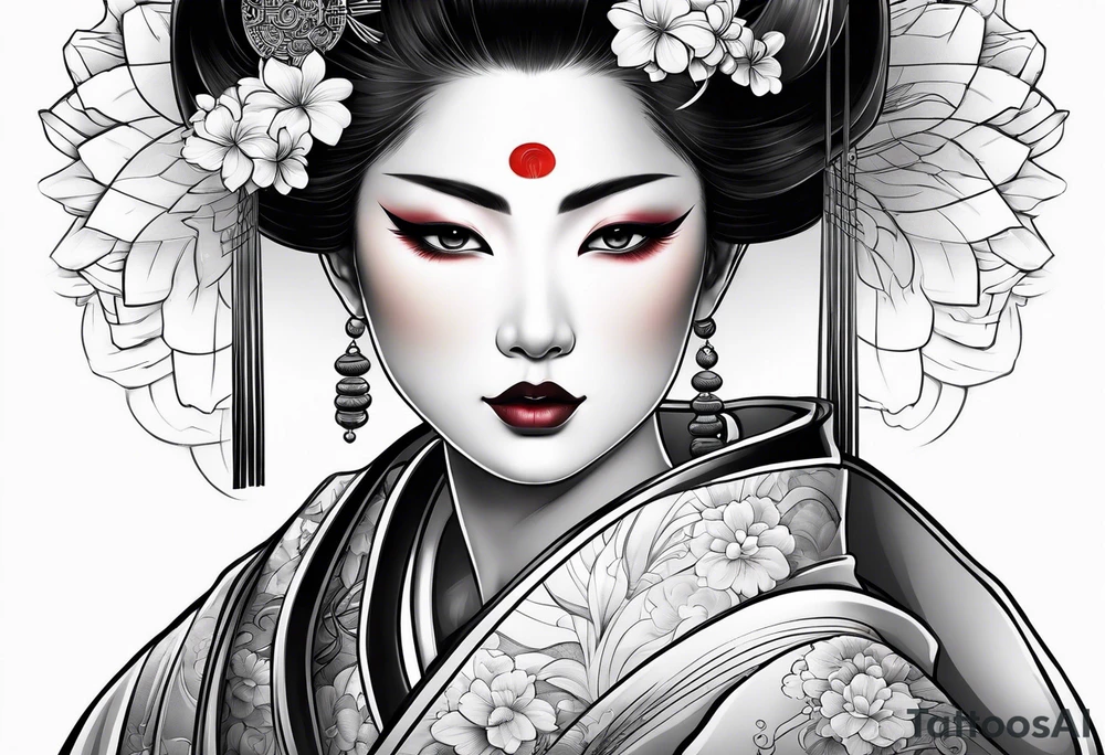 Geisha tattoo idea
